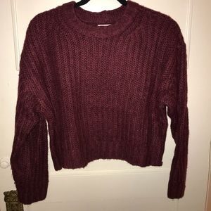 Maroon sweater